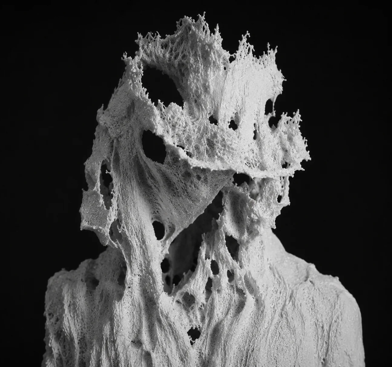 Front view of the eroded BRAMBLES figure