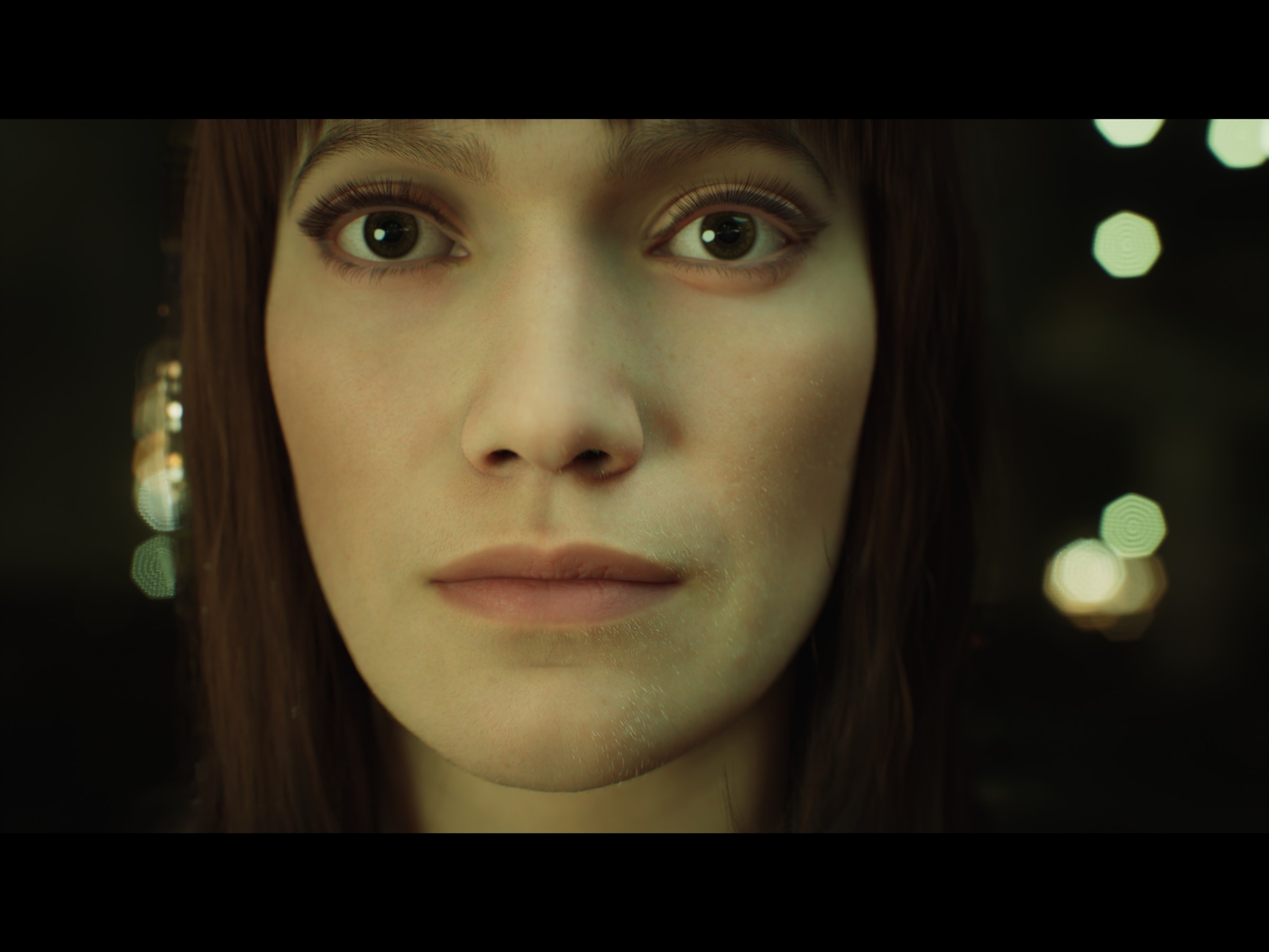 Front-facing cinematic MetaHuman portrait by Mehran Ahmadi
