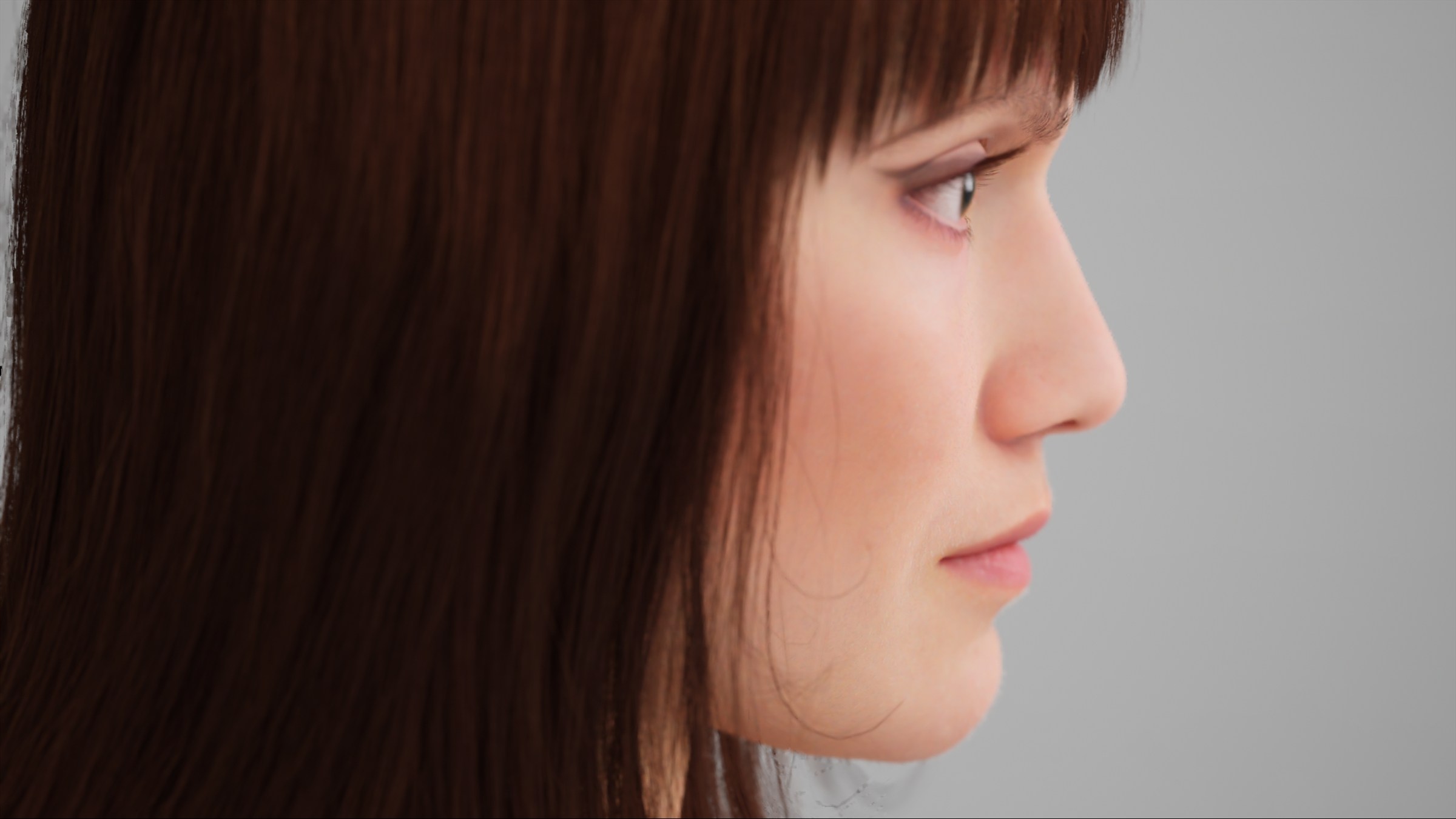 Neutral MetaHuman profile study by Mehran Ahmadi