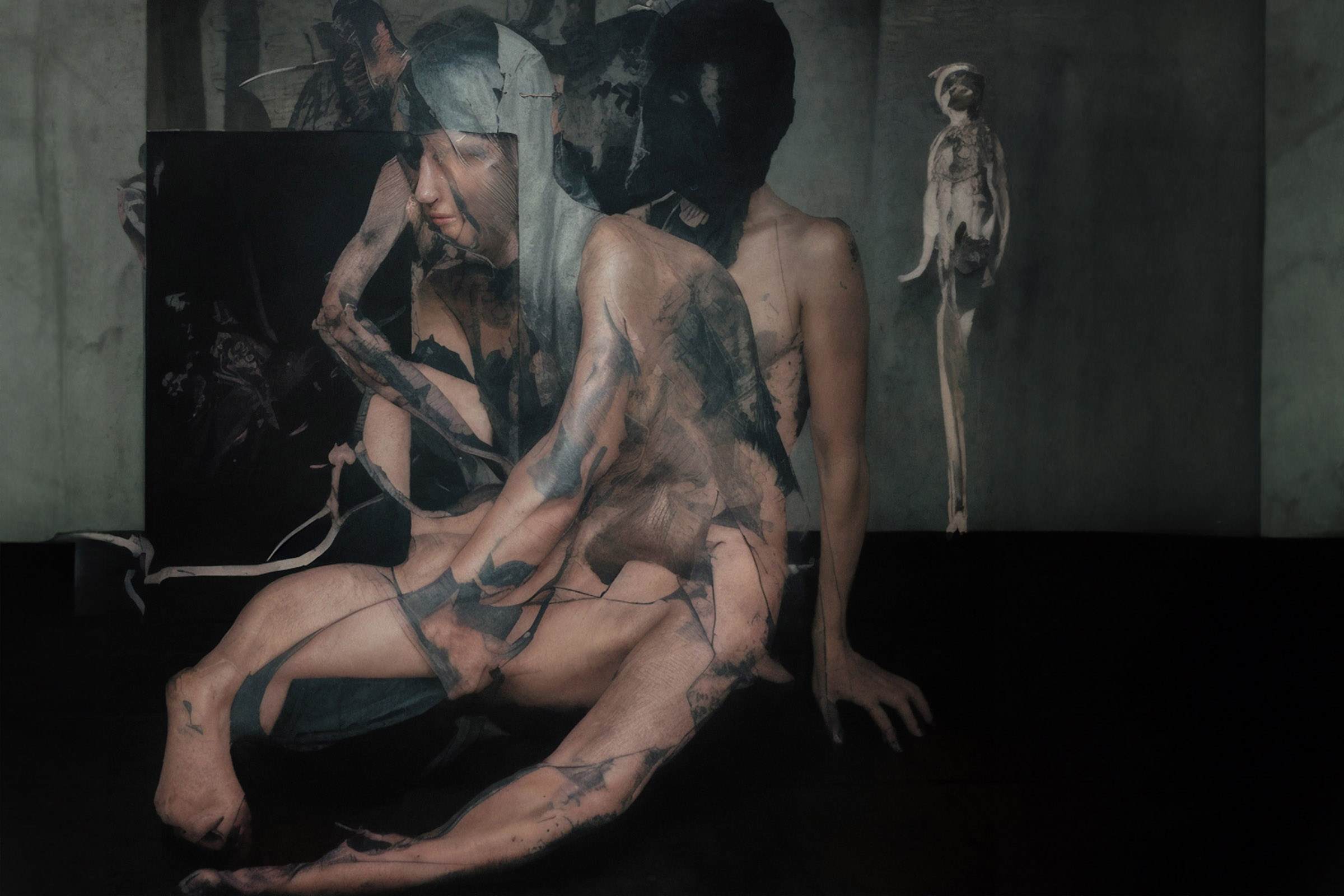 Portrait-based visual artwork by MEHRAN AHMADI