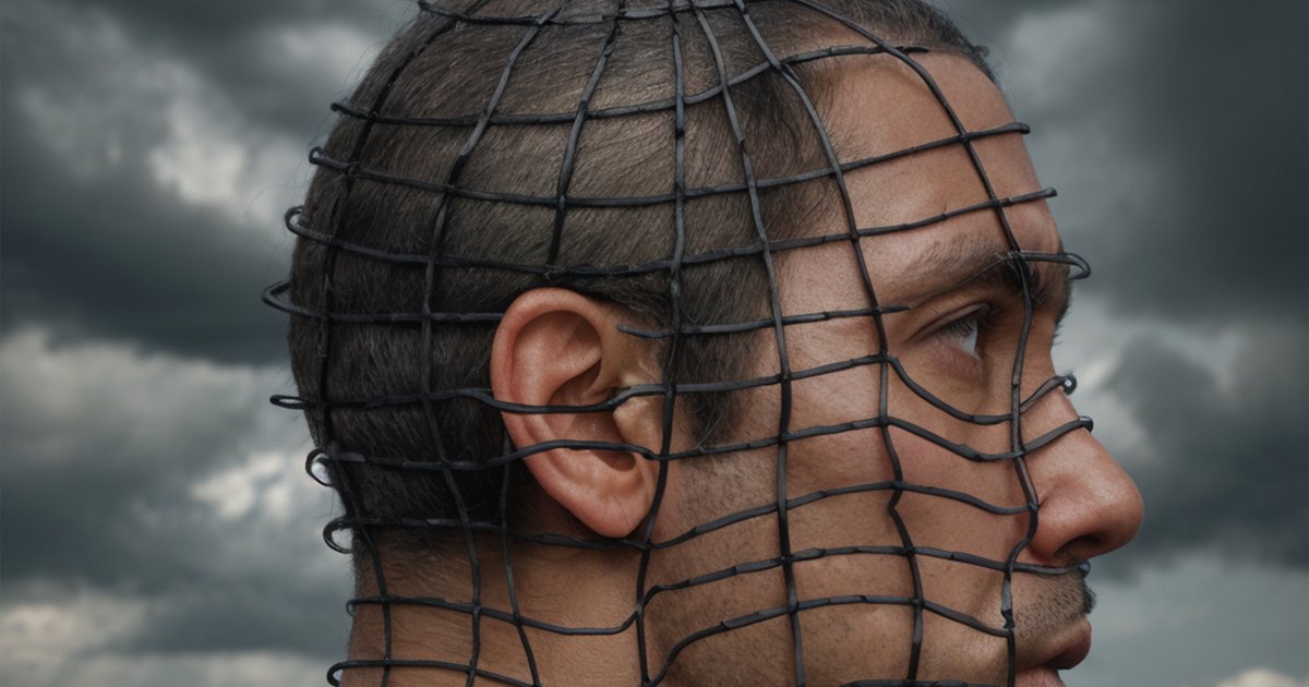 Head Reconstruction, an AI-assisted portrait series by Mehran Ahmadi